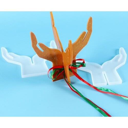 Potted Plant Stand Crystal Epoxy Resin Mold Flower Pot Support Holder Silicone Mould DIY Crafts Decoration Jewelry Casting Tool