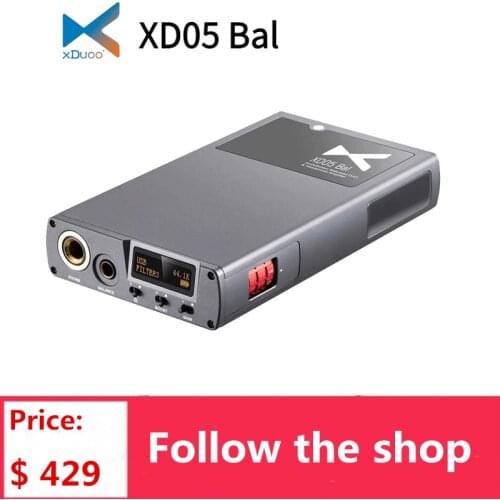 XDUOO XD05 Bal Portable Decoding Headphone Amplifier XD-05 Balanced DAC 32bit/768kHZ DSD512 xd05bal