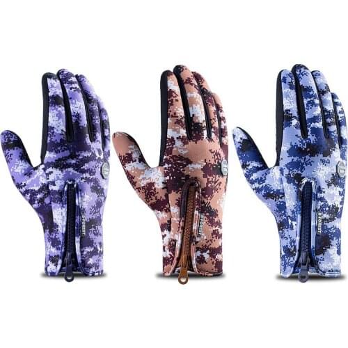 Full Finger Fishing Gloves Touchscreen Winter Gloves Neoprene Pu Breathable Leather Warm Pesca Carp Outdoor Fishing Accessories