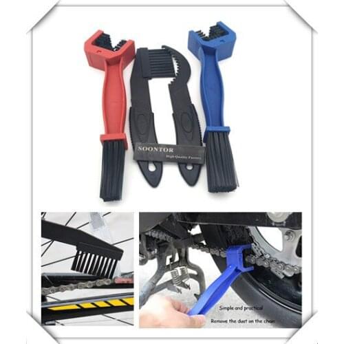 Motorcycle bike Chain Gear Cleaner Brush Tools For YAMAHA SPRINT GT RS ST RS TWIN THRUXTON R Steve McQueen SE
