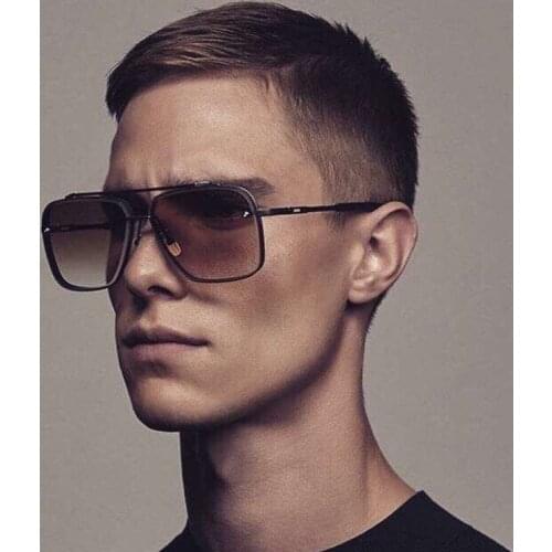 2020Luxury classic fashion design mach six style gradient lens sunglasses mens vintage design brand sunglasses eyeglasses UV400