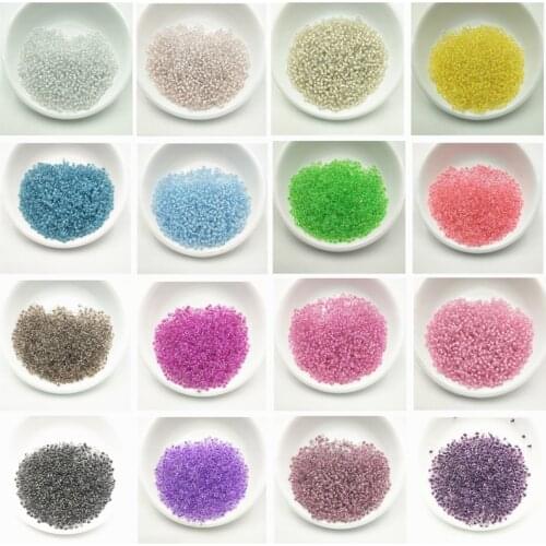 10gram/lot 2mm Colorful Hole Glass Czech Seed Beads Loose Spacer Beads DIY Bracelet Necklace for Jewelry Making Accessories