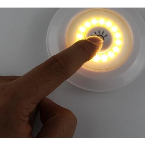 LED Light Wireless Remote Control Night Light 3W Super Bright COB Cabinet Light Home Bedroom Closet Corridor Stair Loft Lighting
