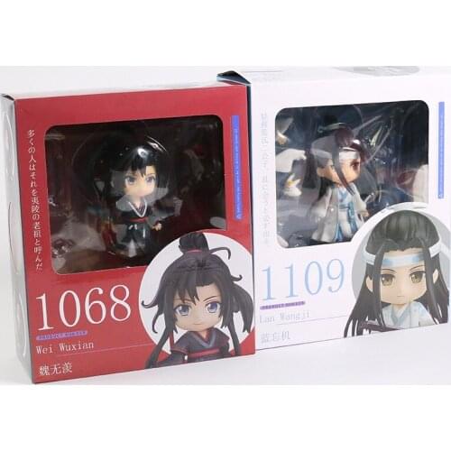 Wei WuXian 1068 Lan Wangji 1109 Mo Dao Zu Shi Action Figure Collectible Model Toy Q Version Doll Gift