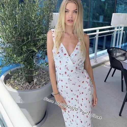 Women The Liv Dress In Iluminismo Cross Over Bust 100% Silk Floral Print Liv Maxi Dress Robe
