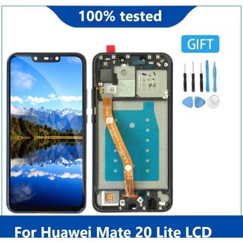 AAA Original Display For Huawei Mate 20 Lite LCD For Huawei Mate 20 Lite Display LCD Screen Touch Digitizer Assembly With Frame