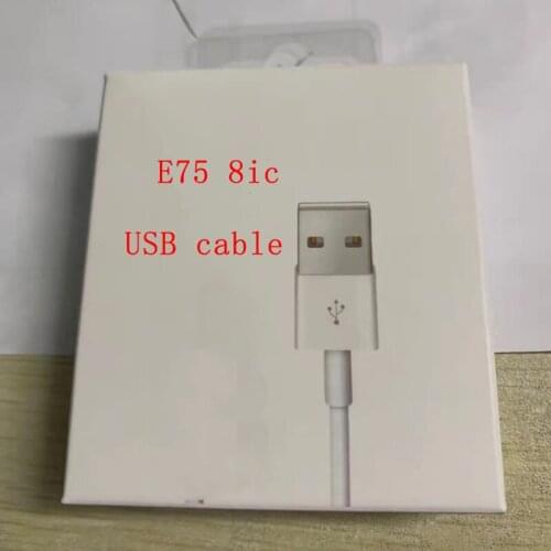100pcs/lot e75 8ic Fast Charger USB Cable for i 7 8 Plus X XR XS Charging Data Cables with retail box