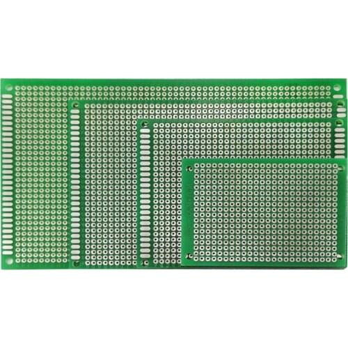 8pcs/lot PCB Board DIY 4x6 5x7 6x8 7x9 PCB-Board Printed Prototype Universal Double-Side green