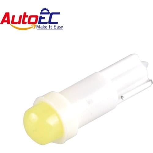 AutoEC 20x Car Interior T5 Led 1 SMD DC 12V Light Ceramic Dashboard Gauge Instrument Car Auto Side Wedge Light Lamp #LA13