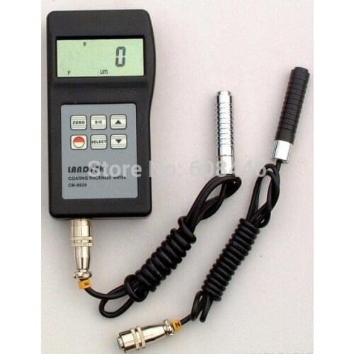 Digital Paint Coating Thickness Meter Gauge F&NF Probes 0-1250um/0-50mil 0.3mm