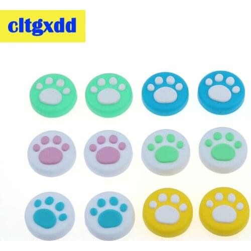 Cltgxdd 2pcs Silicone Thumb Grips Cover for Nintend Switch NS Lite Joy-Con Analog Stick Caps Skin Joystick Grip Non-slip cap
