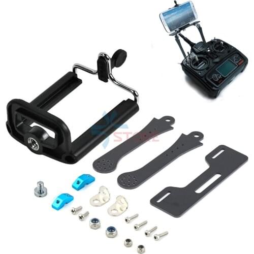FPV Smartphone Holder Clamp Monitor Mount For Radiolink AT9 FlySky RC Radio Control Transmitter