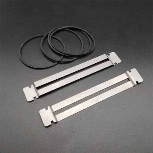 Guitar Fingerboard Guards Stainless Steel Fretboard Protector with Rubber Band for Dressing and Polishing Frets Repairing Parts