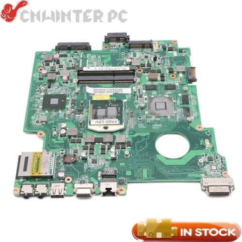 NOKOTION For Acer Travelmate 8572 8572G Laptop Motherboard MBTW806001 DA0ZR9MB8D1 HM55 DDR3 GT310M 1GB Free CPU