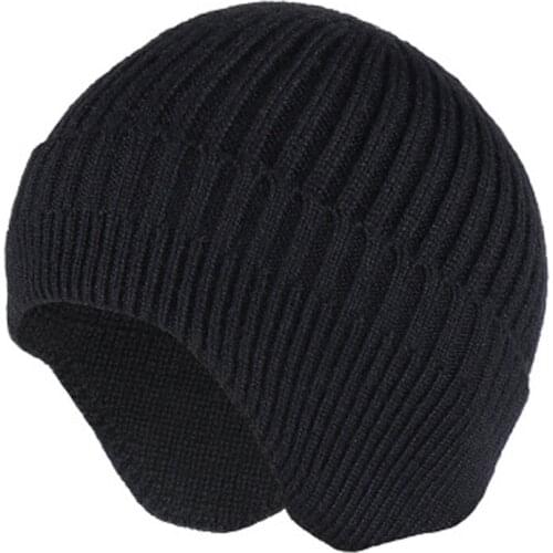 Beanies Winter Hats For Men Beany Knitted Hat Women Skullies Male Gorra Unisex Warm Thicken Soft Ear Flaps Bonnet Beanie Hat Cap