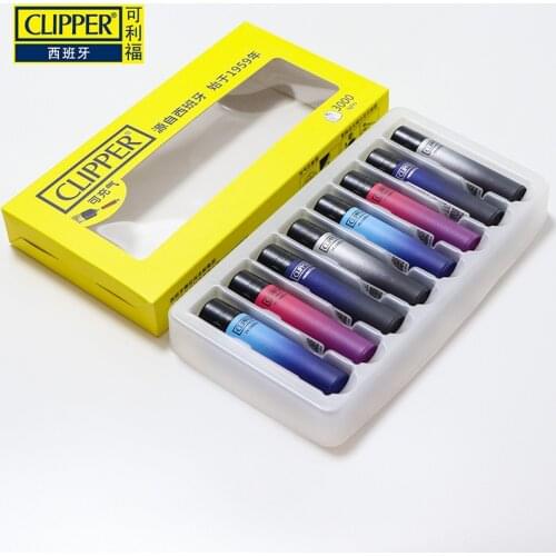 Wholsale Rolling Trays Infliatable Butane Lighter Original Clipper Lighter Windproof Cigarette Lighter Smoke Accessorie for Weed