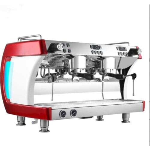 Semi-automatic Commercial 2-head espresso machine Electric Milk Frother 240 cup/h latte Cappuccino Mocha American coffee maker