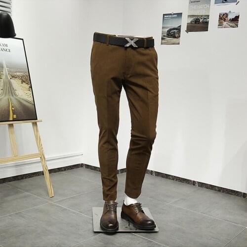 Мужские вельветовые брюки QIEKE China At AliExpress