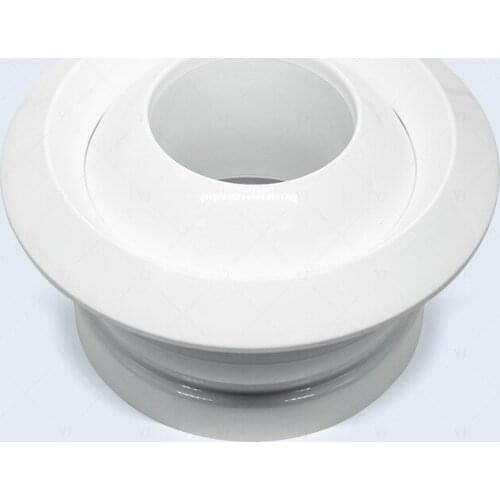 Spherical jet fresh air, round adjustable aluminum alloy positive pressure air supply vent, central air conditioning outlet