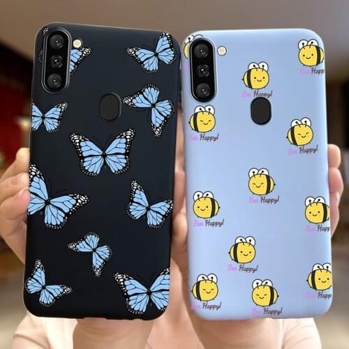 Flower Silicone Case For Samsung Galaxy A11 A21s A41 A51 A71 A01 Core A01 M11 Back Cover For Samsung A01 Core A 01 Phone Cases