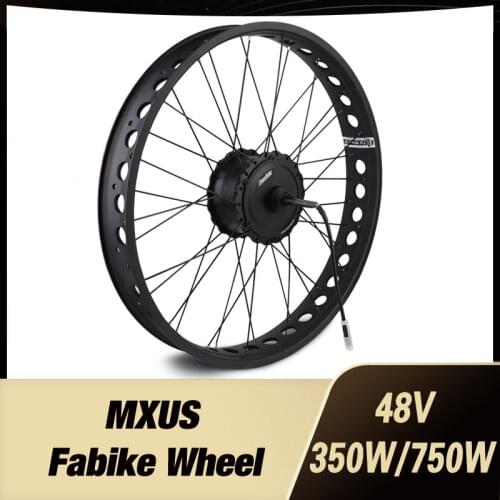 48V 350W-750W High Speed Brushless Gear Hub Fat Bike Motor E-bike Motor Rear Wheel Drive for 175 mm 190mmFork MXUS Brand