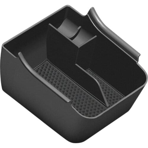 Armrest Storage Box For-Polo MK6 2018 2019 2020 Central Control Container Box Auto Interior Organizer Car Accessories