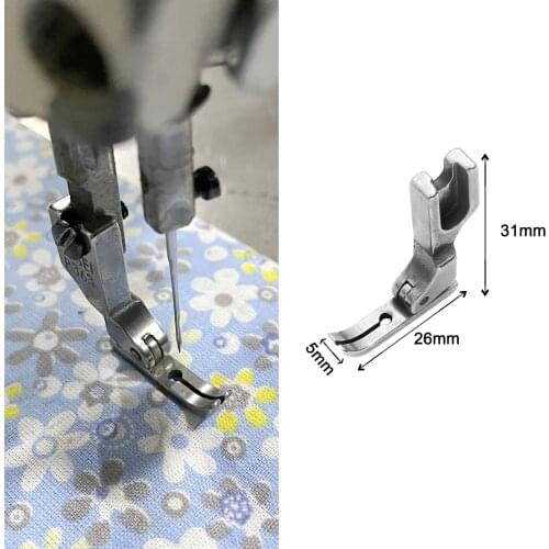 1Pcs Industrial Sewing Machine Presser Foot Flatcar 0.3 Presser Zipper Foot # P363 Toothpick Thin Steel Presser Foot