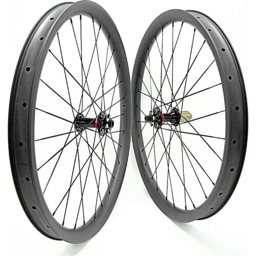 29er mtb wheelset disc brake tubeless mtb 29 wheels asymmetry 40X25mm novatec 791SB/792SB 100X15mm 142x12mm carbon mtb wheels