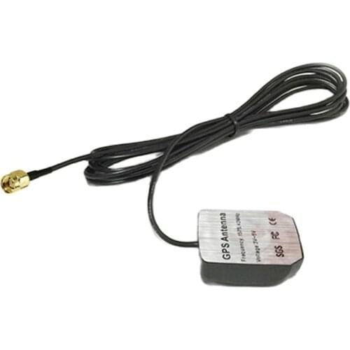 GPS active antenna RP SMA Male plug 3M cable for Car GPS Navigation #1