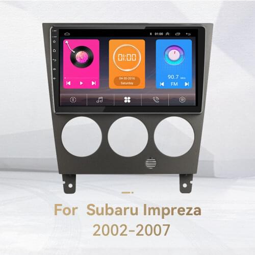 For Subaru Impreza GD GG 2002 - 2007 2 Din Car Radio Multimedia Video Player Navigation GPS Android Head Unit With Frame