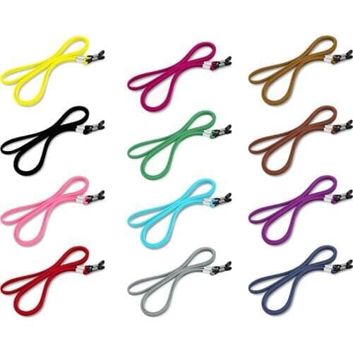 Women Men Faux Suede Lanyard Glasses Eyeglasses Sunglasses Cord Chain Solid Color Eyewear Decoration Chain Glasses Accessories
