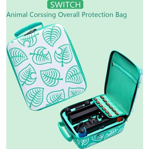 Animal Crossing Storage Bag for Nintendo Switch Console Protective Carrying Case Nitendo Switch Travel Accessories Designer Bags