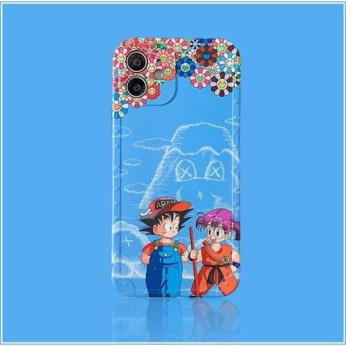 Dragon Ball Case for IPhone 7 / 8 / 8 Plus / X / XS / XR / XS Max / 11 / 11 Pro / 12 Pro /Silica Gel Anti-fall Silicone Case