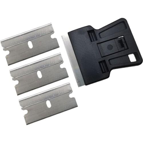Black Mini Razor Scrapers For Scraping Off Paint Decals Labels Stickers and Debris On a Variety Of SurfacesKDL-211