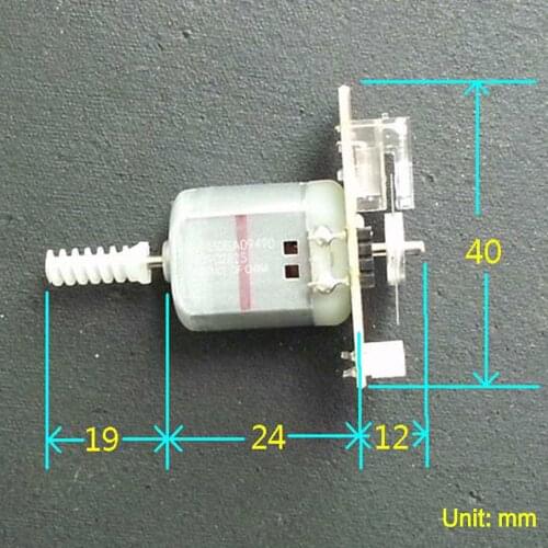Mabuchi Code Disc Speed Measuring Motor 334 Line AB Phase Encoder Motor DC 3V-24V 12V 16800RPM Carbon Brush FC130SA Micro Motors