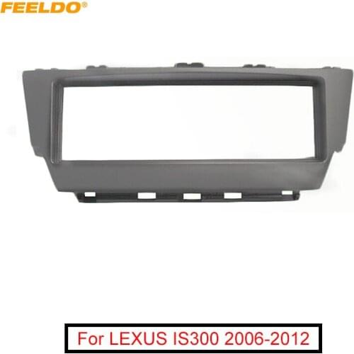 FEELDO Car Radio 1Din Dash Panel Fascia Frame Adapter For LEXUS IS300 Face Plate Frame Refitting Trim Kit #FD4920