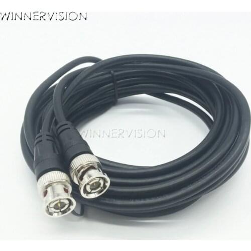 5 Meters RG58 CCTV Camera DVR BNC Male to BNC Male Video Coaxial Cable Extend Impedance RG58/ U-75 OHM 5m 16.4ft
