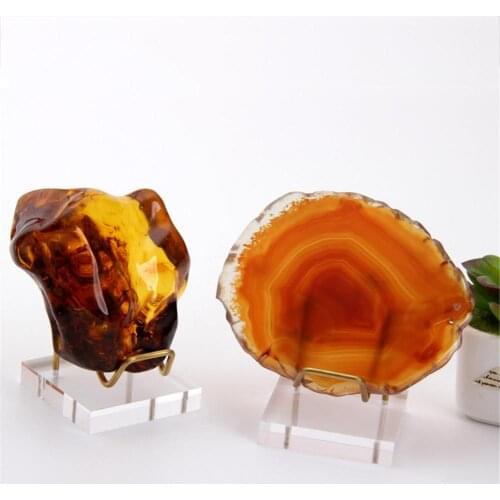 5x5cm Mineral Display Stand Holder Acrylic Base For Softball Golf Tennis Ball Baseball Sphere Balls Stones Display For Fossil