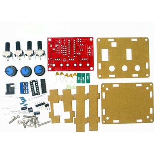 XR2206 DIY Kit Sine Triangle Square Wave Output 1HZ-1MHZ DDS Function Signal Generator Adjustable Frequency Amplitude