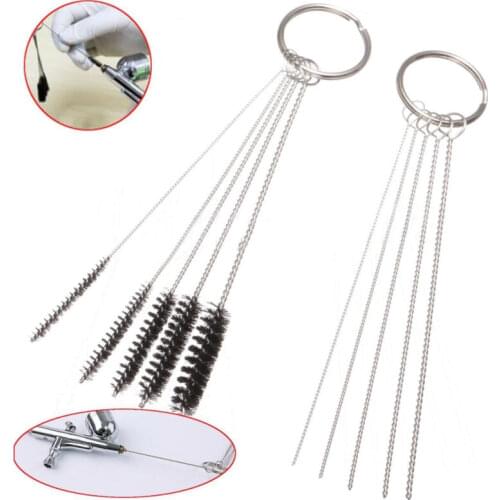 New Abest 2 Set Cleaning Brush Kit For Iwata Badger Master Spray Gun