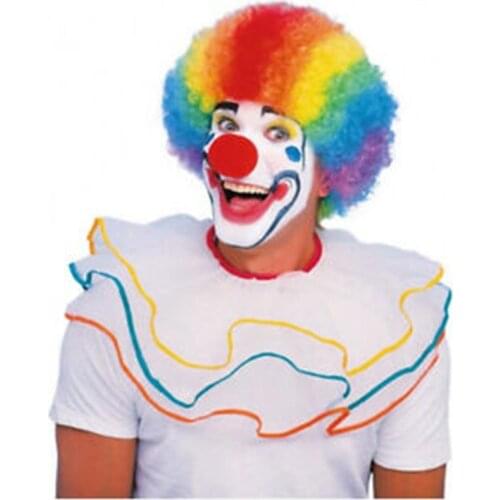 Clown Wig Curly Circus Fancy Dress Hair Wigs Explosion Birthday Wedding Party Hats Cosplay Props Halloween Party Supplies Set