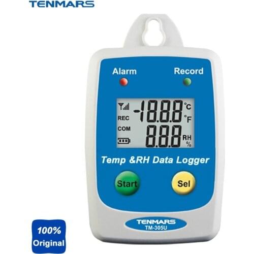 Industrial Temperature & Humidity Datalogger TENMARS TM305U