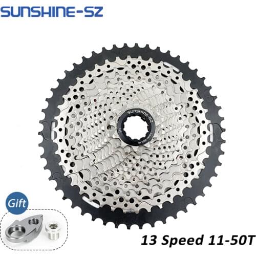SUNSHINE Road Bike 13 Speed Velocidade 11-50T Bicycle Cassette Freewheel MTB Sprocket for SHIMANO