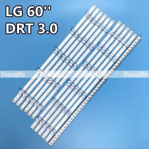 12 PCS/set LED strip for LG TV 60GB6580 LC600DUF innotek DRT 3.0 60 inch A B 60LY340C 6916L-1720A 6916L-1721A 6916L-1976A 1977A