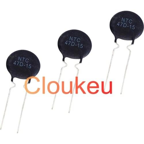 Thermistor resistance NTC 1.5D 2.5D 3D 5D 8D 10D 15D 16D 20D 22D 30D 47D-15 MF72
