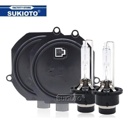 SUKIOTO Factory Xenon D2S 5000K 6000K D4S 4300K 8000K HID Headlight Kits OEM Original D2 Ballast Control Power Unit for NISSAN