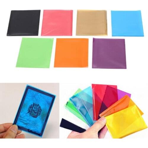 50Pcs Durable Transparent Board Game Cards Sleeves Protector Case Anti Scratch Collectible Cover