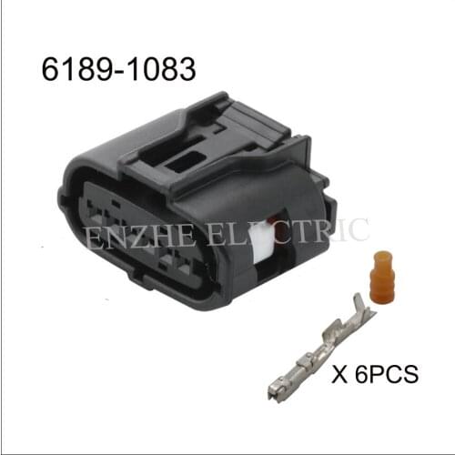 6189-1083 car male Connector female cable Terminal connectors jacket auto socket 6 pin Connector automotive plug DJ7066A-0.6-21