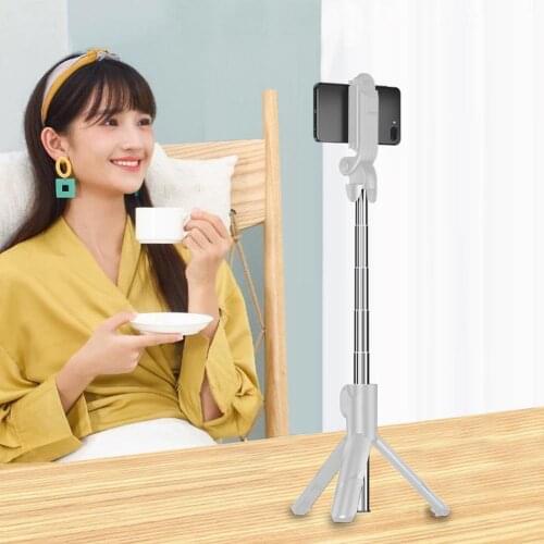 3 In 1 Wireless BT Selfie Stick Foldable Mini Tripod Expandable Monopod With Smart Remote Control For IPhone IOS Android