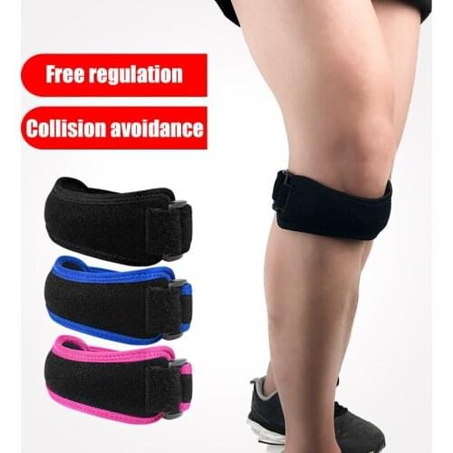 1Pair Elastic Pressurized Patella Band Narrow Knee Pads Keep Patella Movement In Correct Position Reduce Collision With Meniscus